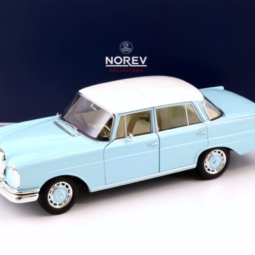 1:18 Norev Mercedes-Benz 220S Heckflosse W111 light blue 1965