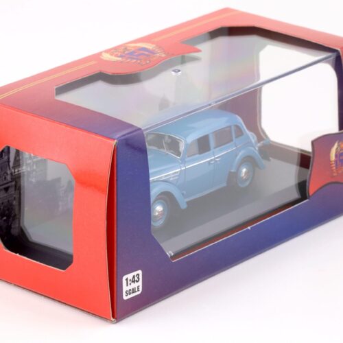 1:43 IST Models 1954 Moskwitch 400 light blue