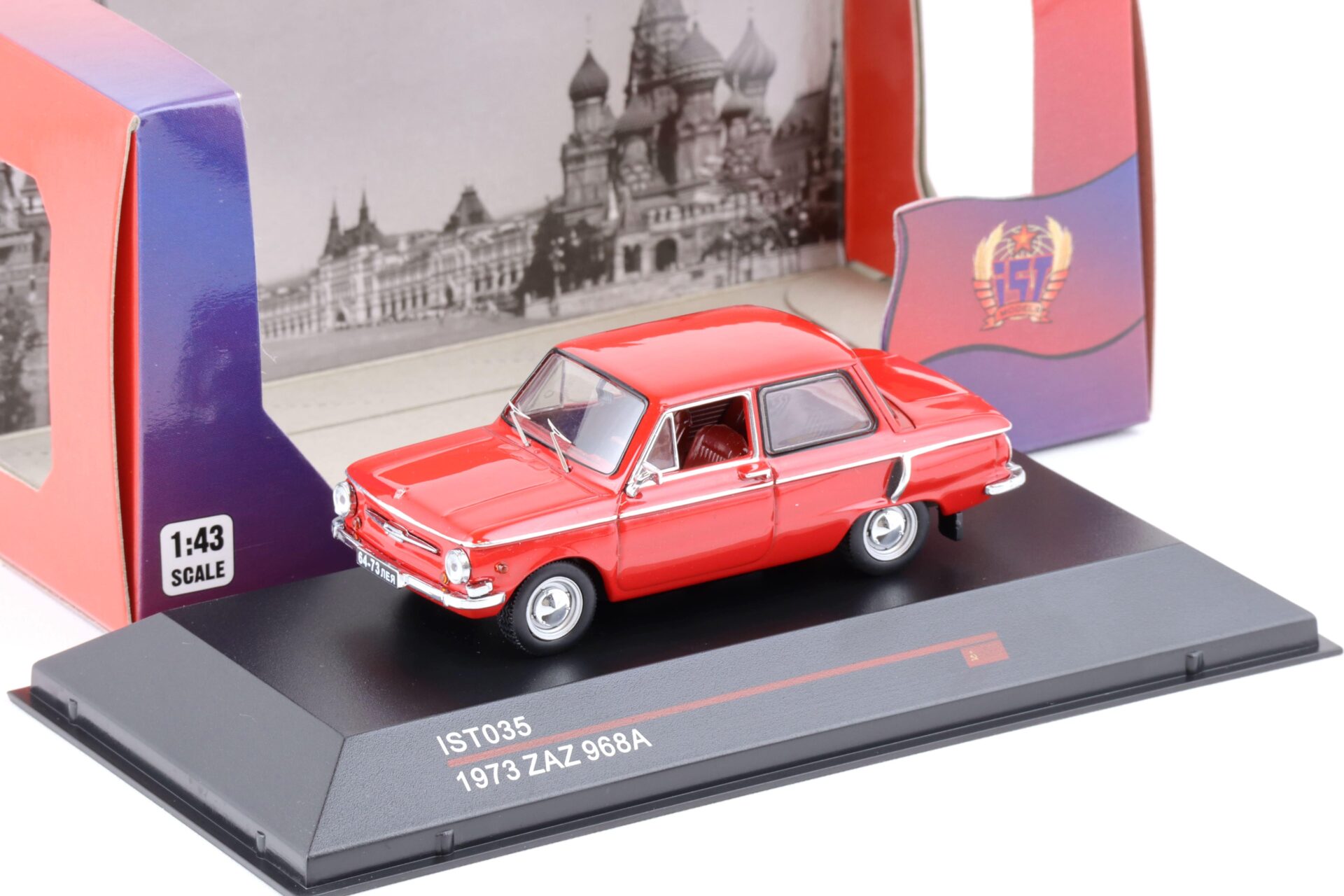 1:43 IST Models 1973 ZAZ 968A red