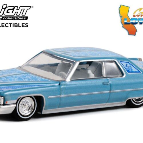 1:64 Greenlight California Lowriders Series 2 Cadillac Coupe Deville 1972 blue