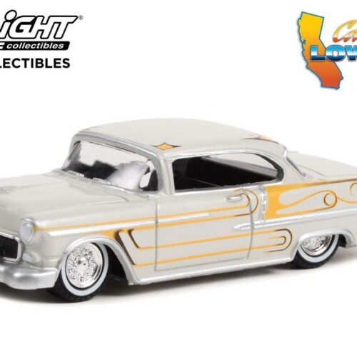 1:64 Greenlight California Lowriders Series 2 Chevrolet Bel Air 1955 white