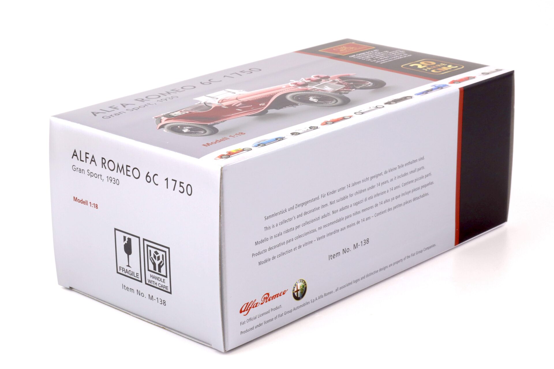 1:18 CMC Alfa Romeo 6C 1750 GS Gran Sport 1930 dark red M-138