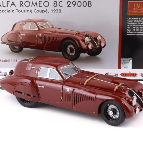 1:18 CMC Alfa Romeo 8C 2900B Speciale Touring 1938 dark red M-107