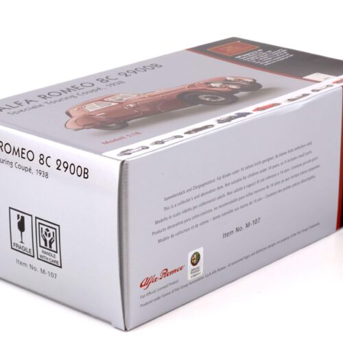 1:18 CMC Alfa Romeo 8C 2900B Speciale Touring 1938 dark red M-107