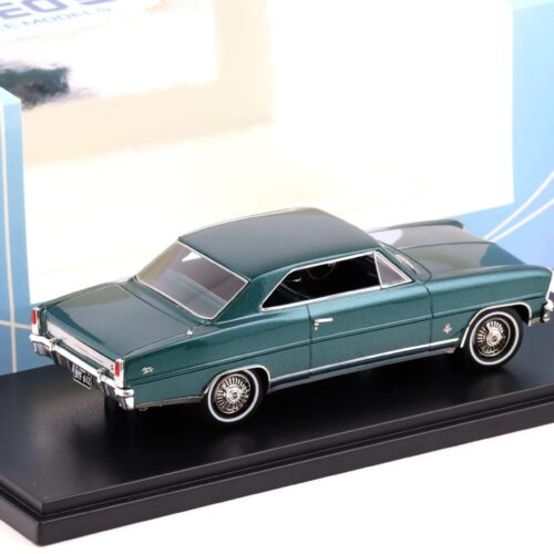 1:43 NEO 1966 Chevrolet Nova SS Hardtop metallic dark green