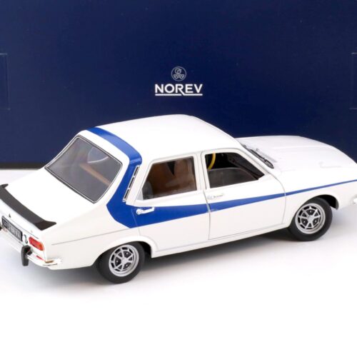 1:18 Norev Renault 12 white with blue side deco 1984 - Limited 300 pcs.