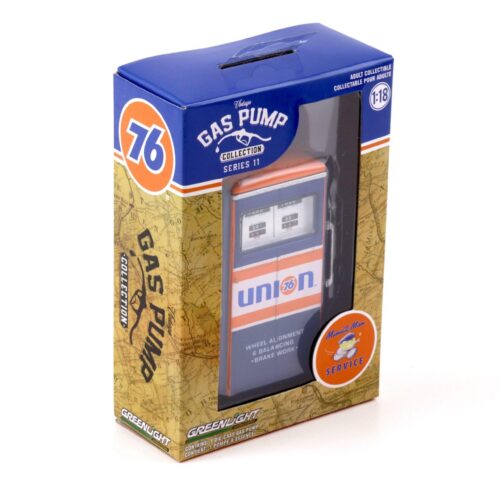 1:18 Greenlight 1954 Tokheim 350 Twin Gas Pump Zapfsäule UNION 76 blue/ orange