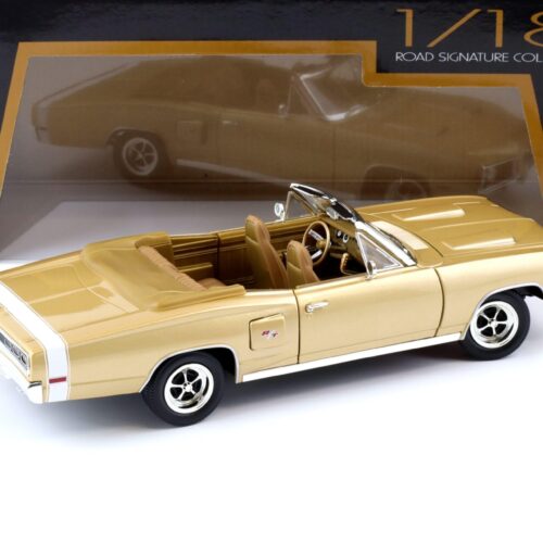 1:18 Road Signature 1970 Dodge Coronet R/T Convertible golden brown