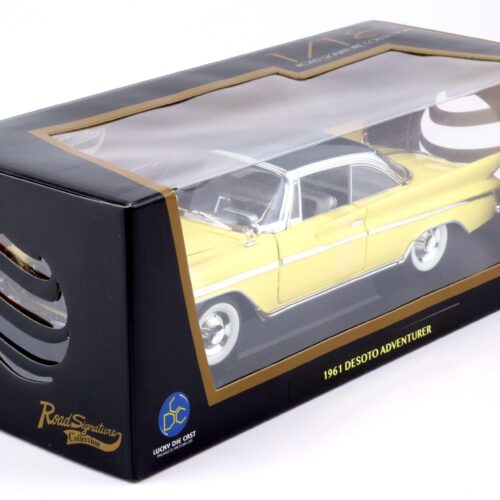 1:18 Road Signature 1961 Desoto Adventurer yellow with black roof