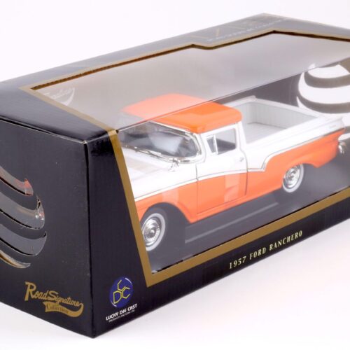 1:18 Road Signature 1957 Ford Ranchero Pick-Up orange white