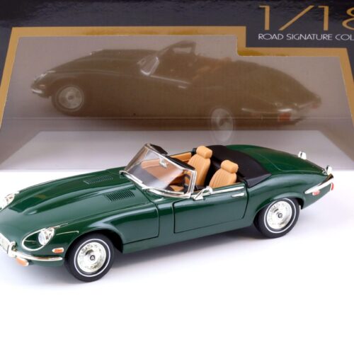 1:18 Road Signature 1971 Jaguar E-Type Roadster green