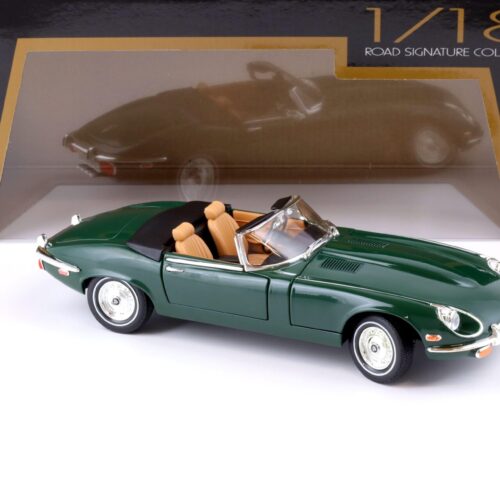 1:18 Road Signature 1971 Jaguar E-Type Roadster green