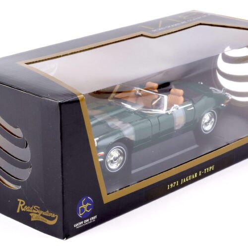 1:18 Road Signature 1971 Jaguar E-Type Roadster green