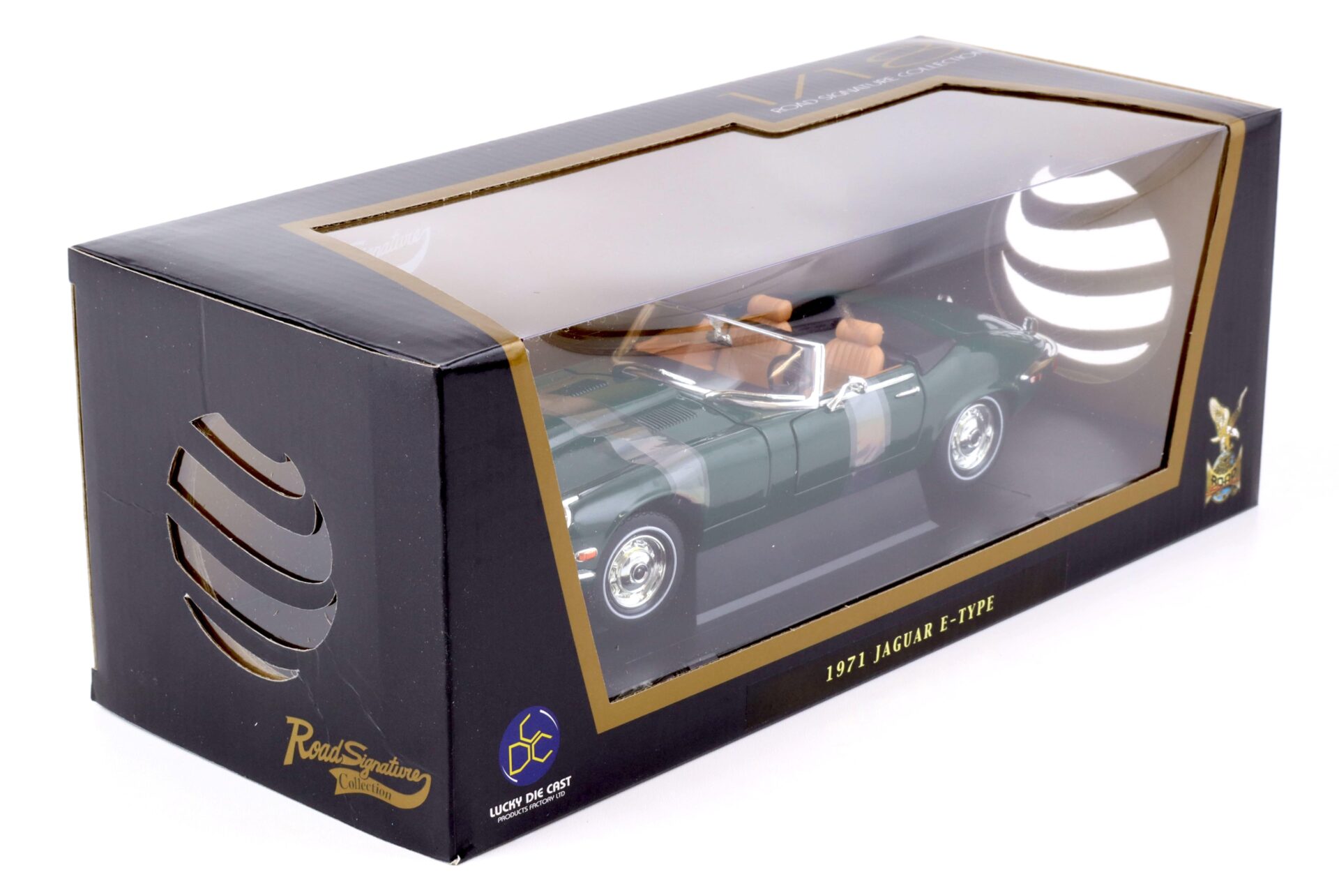 1:18 Road Signature 1971 Jaguar E-Type Roadster green