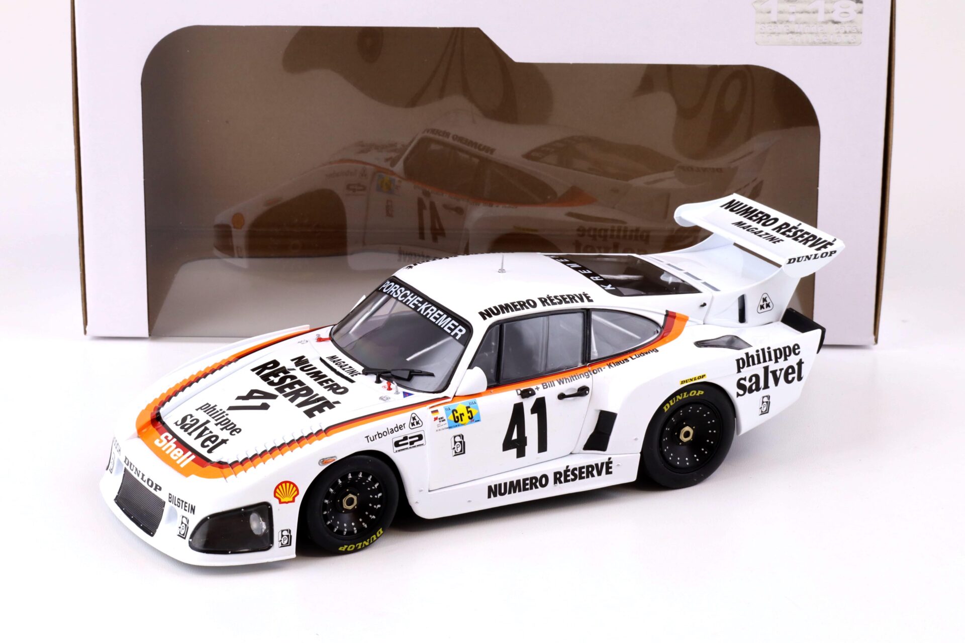 1:18 Solido Porsche 935 K3 Winner Le Mans 1979 #41 white