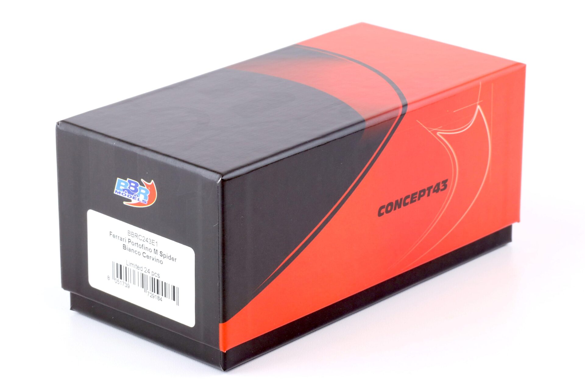 1:43 BBR Ferrari Portofino M Spider Bianco Cervino/ red interior - Limited 24 pcs.