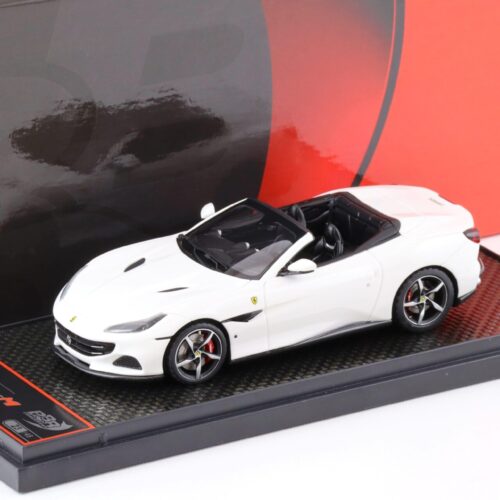 1:43 BBR Ferrari Portofino M Spider Bianco Cervino/ black interior - Limited 48 pcs.