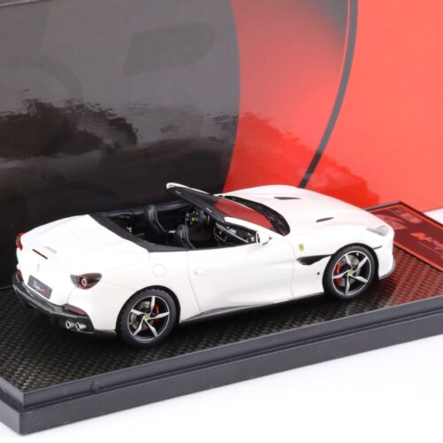1:43 BBR Ferrari Portofino M Spider Bianco Cervino/ black interior - Limited 48 pcs.