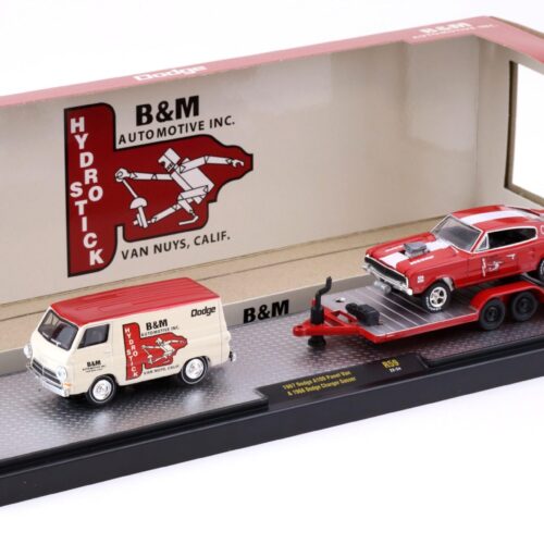 1:64 M2 Machines 1967 Dodge A100 Panel Van & 1966 Dodge Charger Gasser B&M AUTOMOTIVE INC.