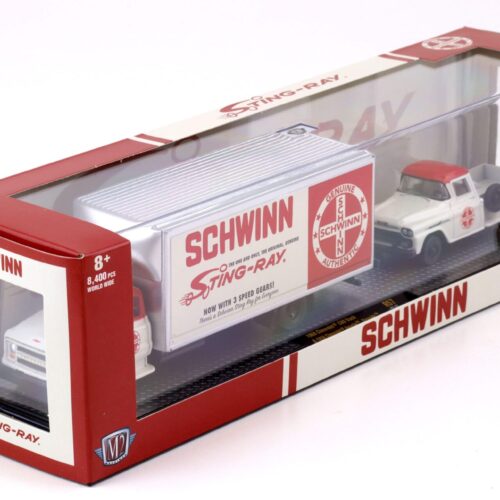 1:64 M2 Machines 1968 Chevrolet C60 Truck & 1958 Chevrolet Apache Stepside SCHWINN STING-RAY