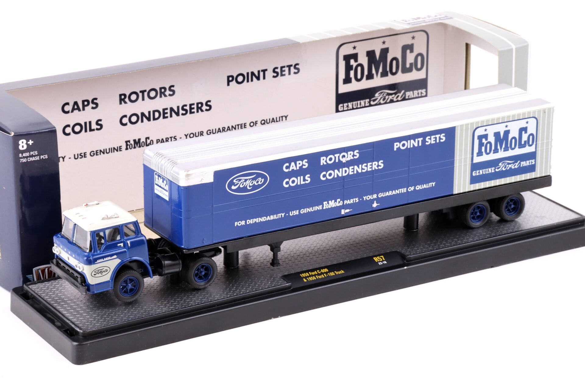 1:64 M2 Machines 1958 Ford C-600 & 1956 Ford F-100 Truck FoMoCo