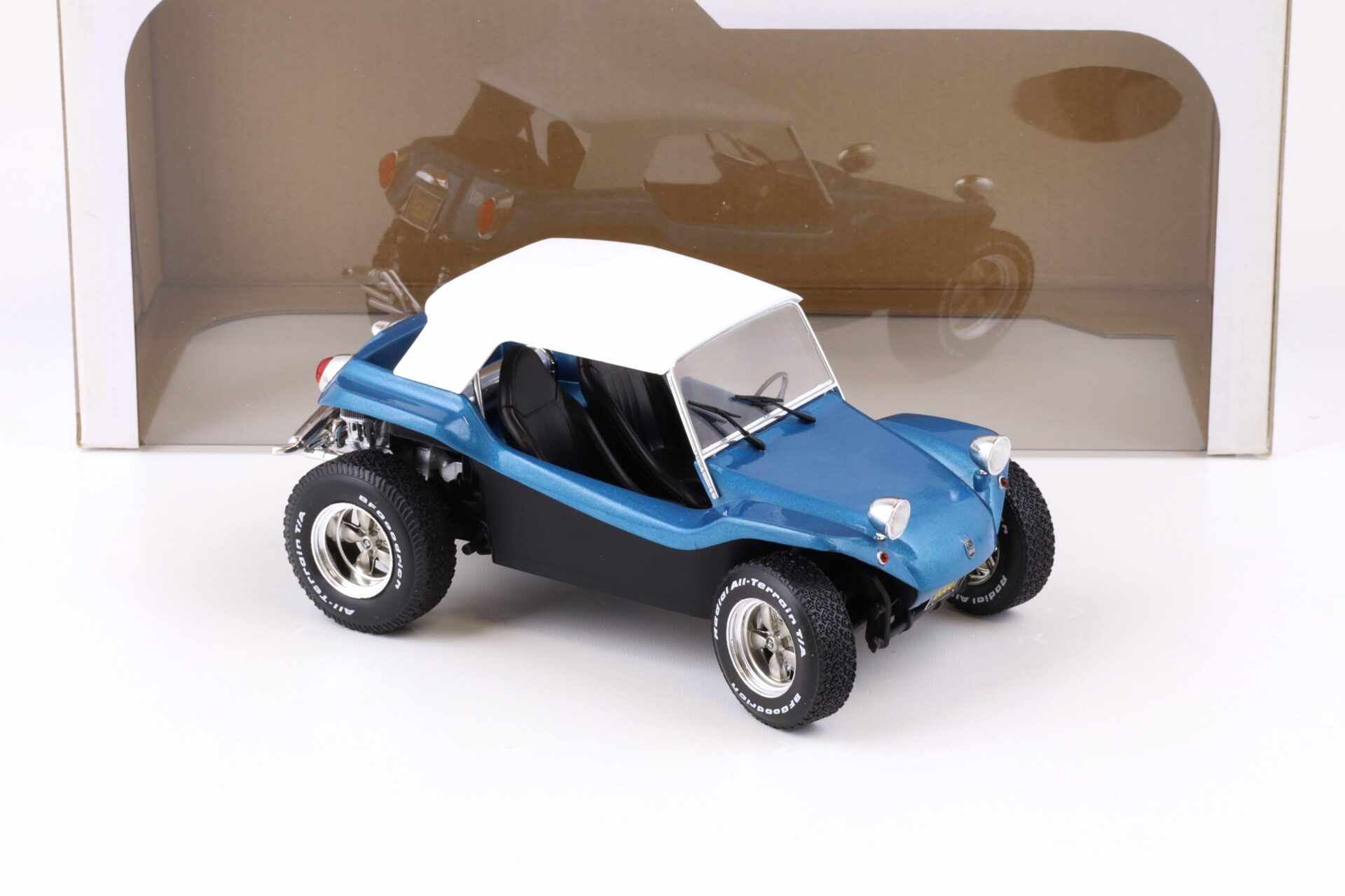 1:18 Solido VW Buggy Meyers Manx soft roof blue metallic 1984