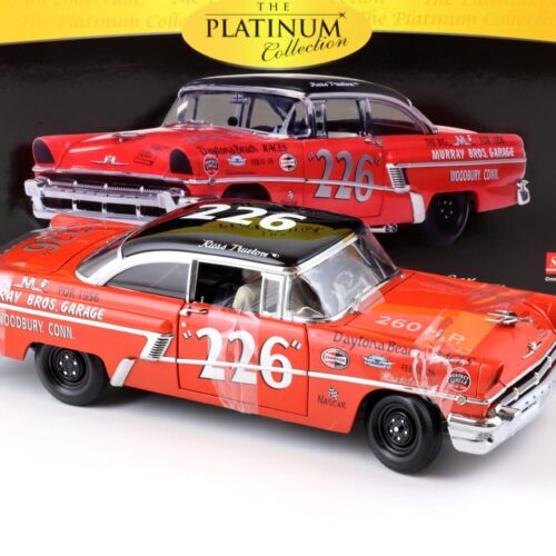 1:18 Sun Star 1956 Mercury MontClair Hard Top Racing Car russ truelove / red