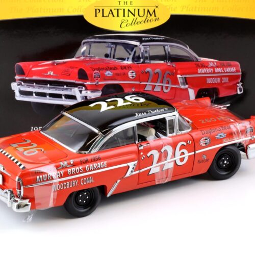 1:18 Sun Star 1956 Mercury MontClair Hard Top Racing Car russ truelove / red