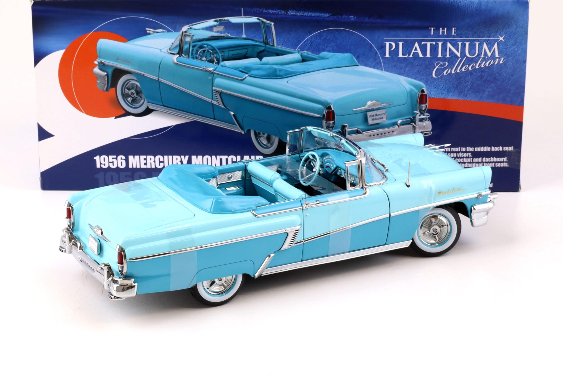 1:18 Sun Star 1956 Mercury MontClair Convertible niagara blue / lauderdale blue