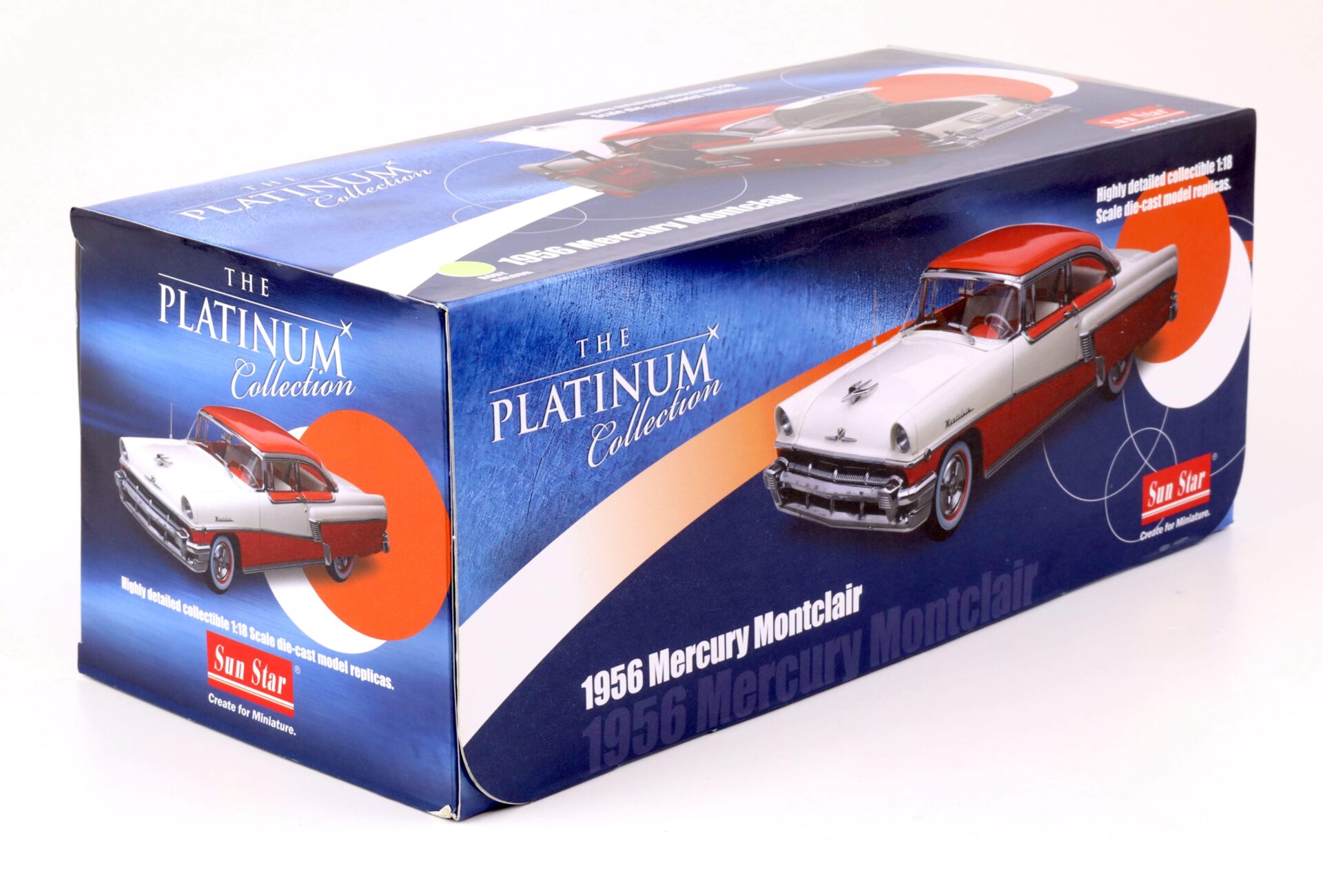 1:18 Sun Star 1956 Mercury MontClair tuxedo black / grove green