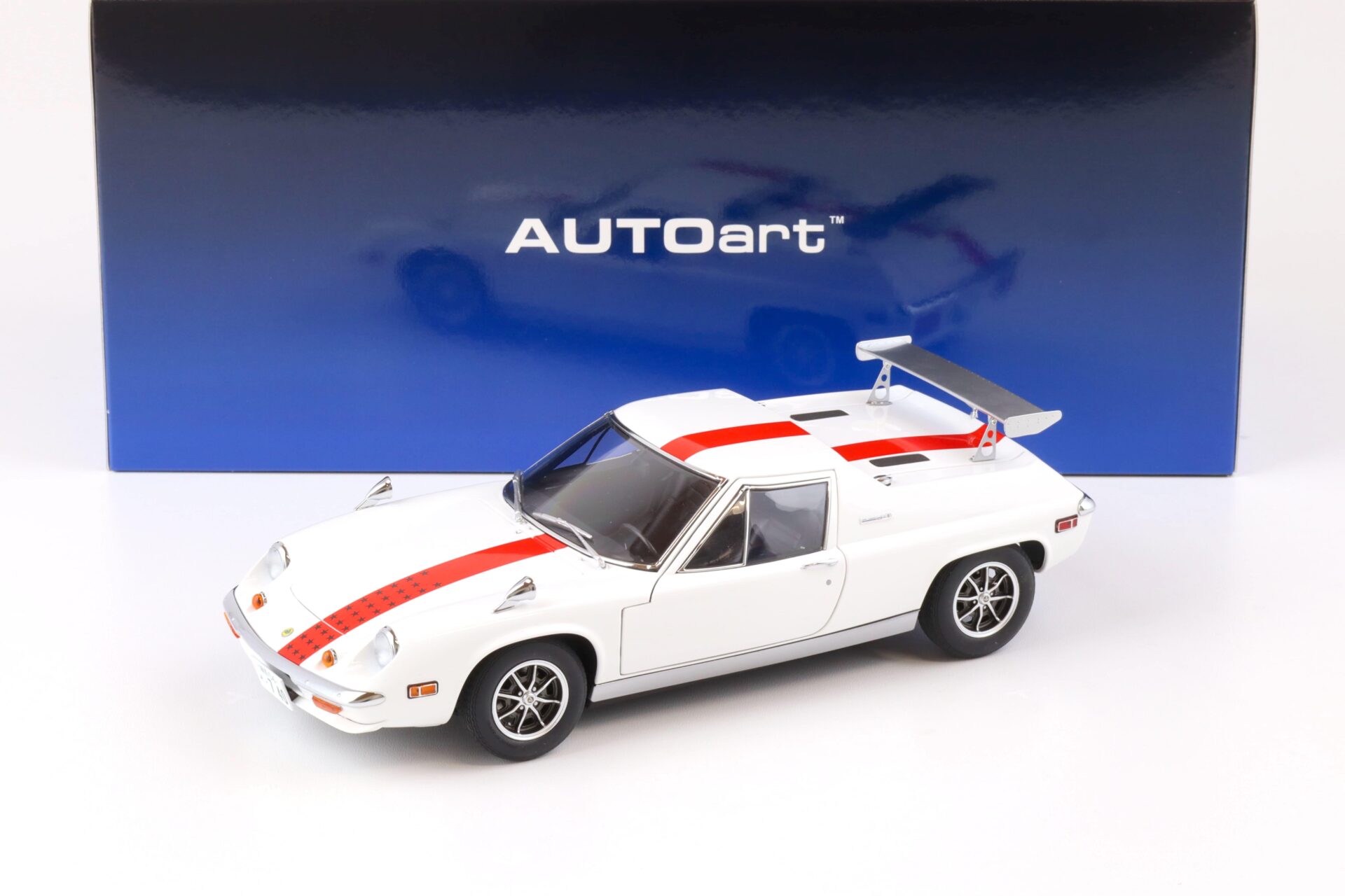 1:18 AUTOart Lotus Europa Special THE CIRCUIT WOLF white/ red 75396