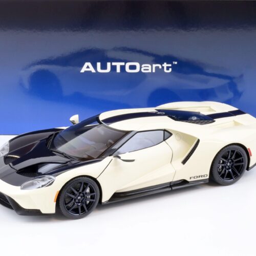 1:18 AUTOart Ford GT Â´64 Prototype Heritage Edition 2022 white/ blue 72926