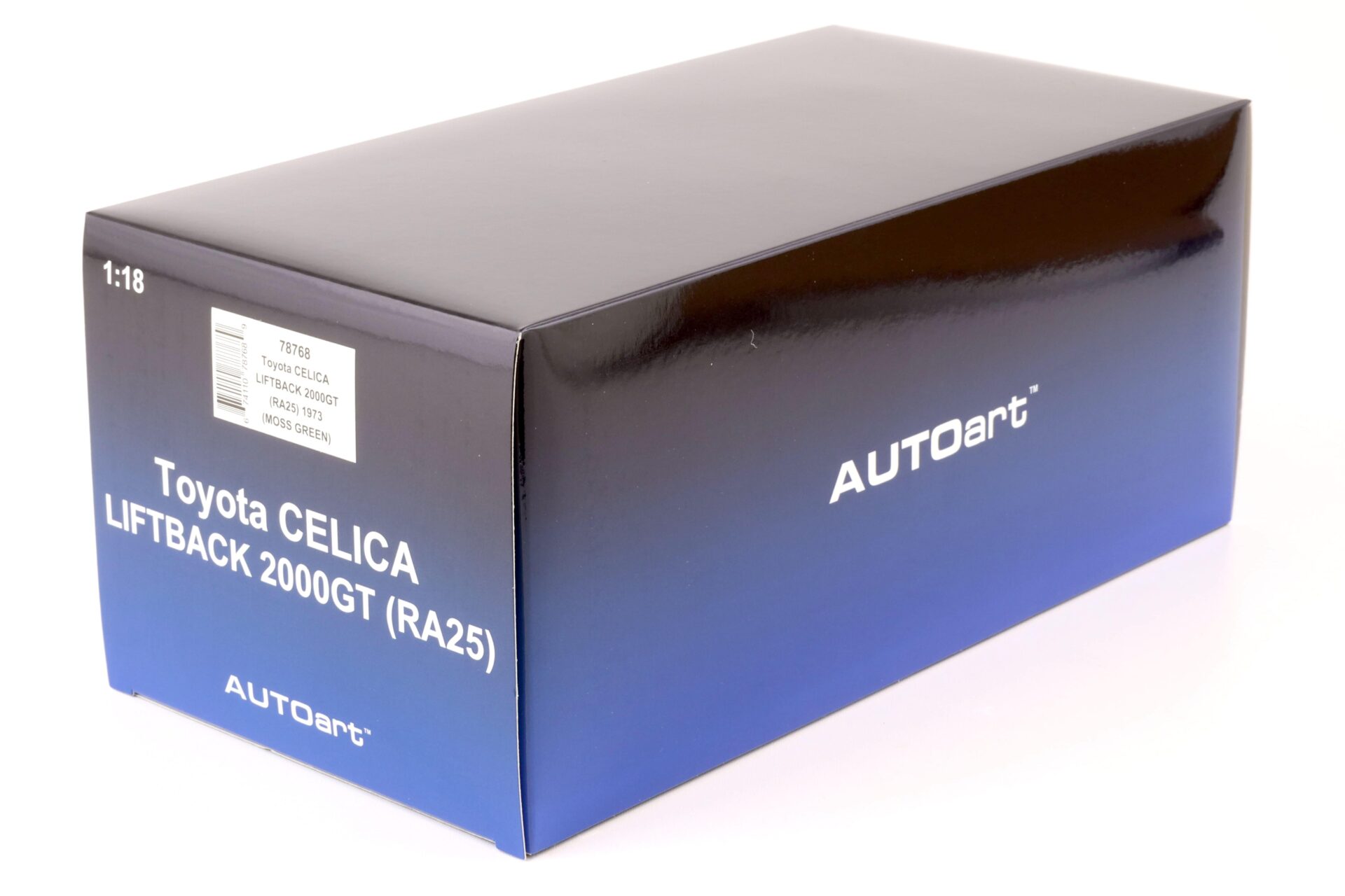 1:18 AUTOart Toyota Celica Liftback 2000 GT (RA25) 1973 moss green 78768