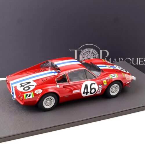 1:12 TOP Marques Ferrari 246 Dino GT 1972 Le Mans #46 Race Car red / white TM12-02K