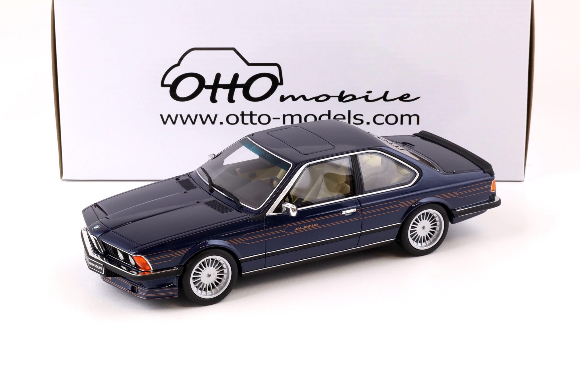 ID 74294 orig.jpg 1:18 OTTO mobile OT163 BMW 6-Series Alpina B7 Bi-Turbo Coupe 1985 dark blue