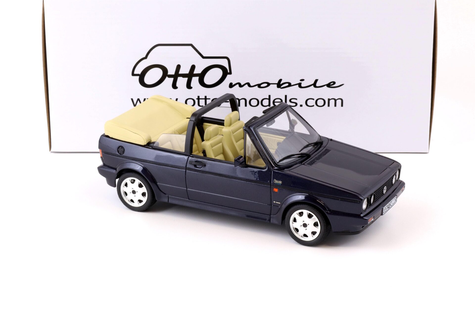1:18 OTTO mobile OT531 Volkswagen Golf 1-Series Cabriolet Classic Line 1992 blue