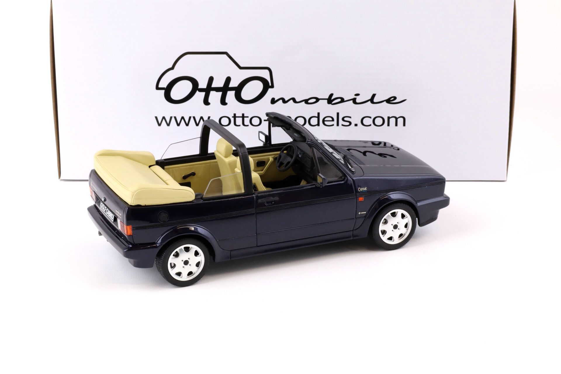 1:18 OTTO mobile OT531 Volkswagen Golf 1-Series Cabriolet Classic Line 1992 blue