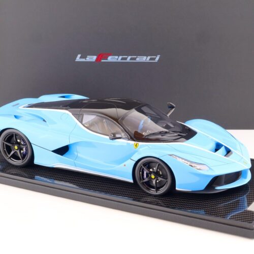 1:12 BBR Ferrari LaFerrari Tailor Made baby blue/ Gloss black roof - Limited 40 pcs.