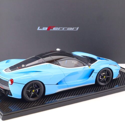 1:12 BBR Ferrari LaFerrari Tailor Made baby blue/ Gloss black roof - Limited 40 pcs.