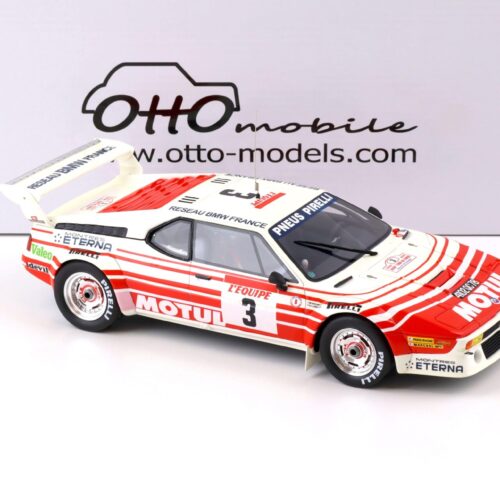 1:18 OTTO mobile OT126 BMW M1 Gr. B Tour de Corse 1983 Motul #3 white / red
