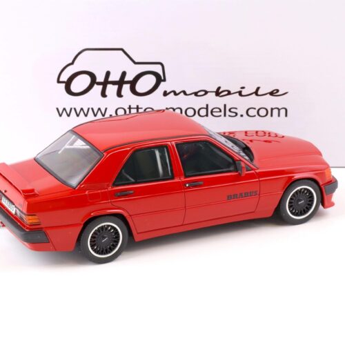 1:18 OTTO mobile OT674 Brabus Mercedes 190E 3.6S W201 red 1989