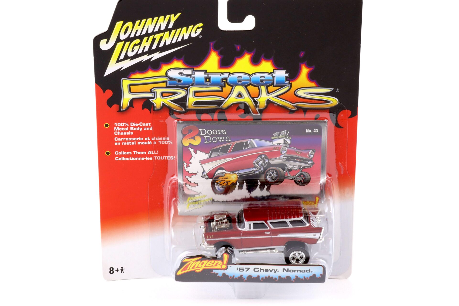 ID 74425 orig.jpg 1:64 Johnny Lightning Street Freaks 50301B Zingers 1957 Chevrolet Nomad red
