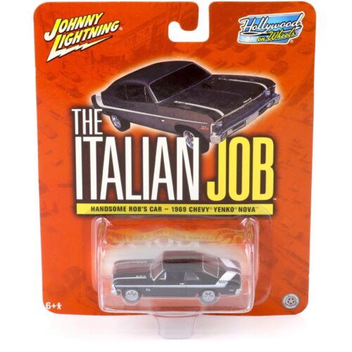 1:64 Johnny Lightning 1969 Chevrolet Yenko Nova black THE ITALIAN JOB