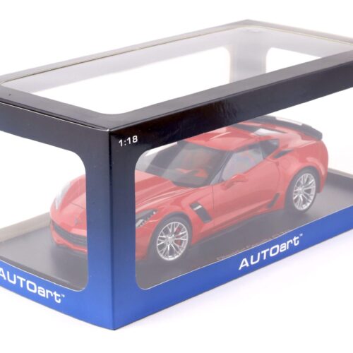 1:18 AUTOart Chevrolet Corvette C7 Z06 Coupe torch red 71262 - Image 4