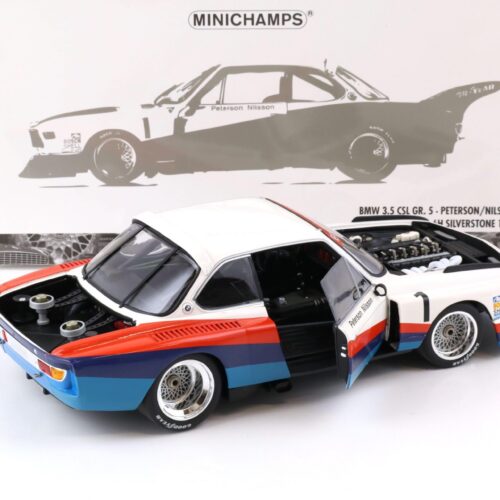 1:18 Minichamps BMW 3.5 CSL Gr.5 Peterson/ Nilsson 6H Silverstone 1976 #1