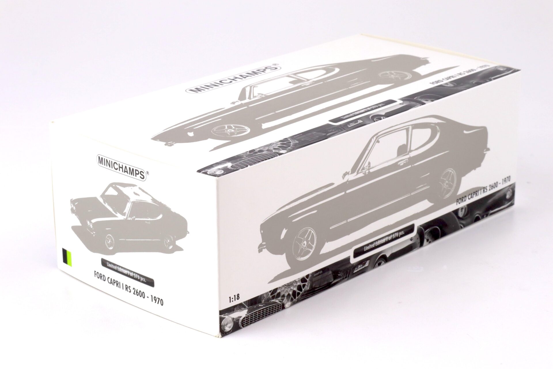1:18 Minichamps Ford Capri I RS 2600 green/ black 1970