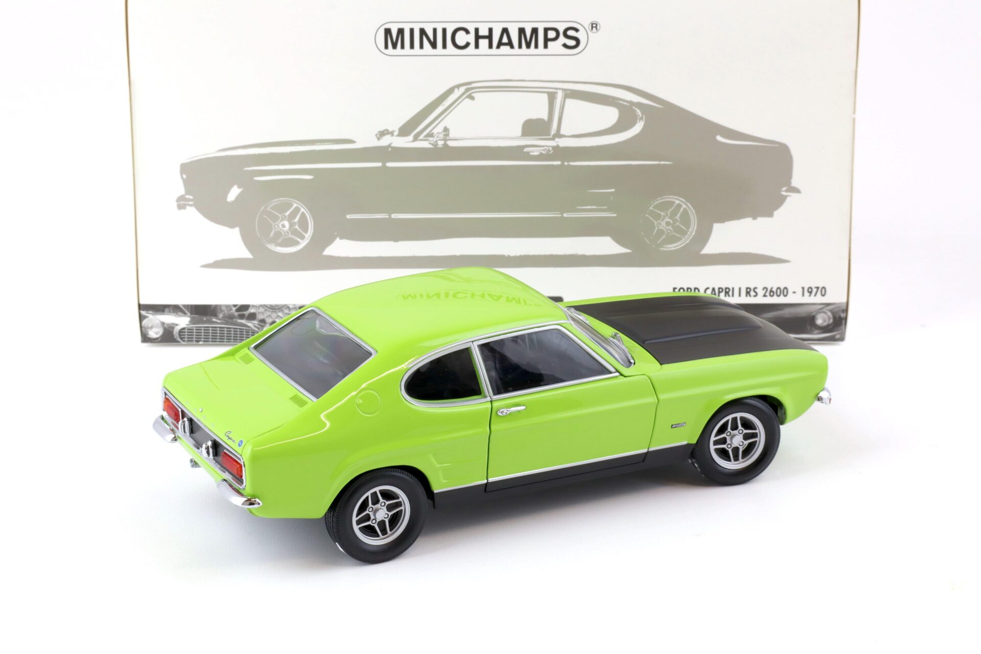 1:18 Minichamps Ford Capri I RS 2600 green/ black 1970