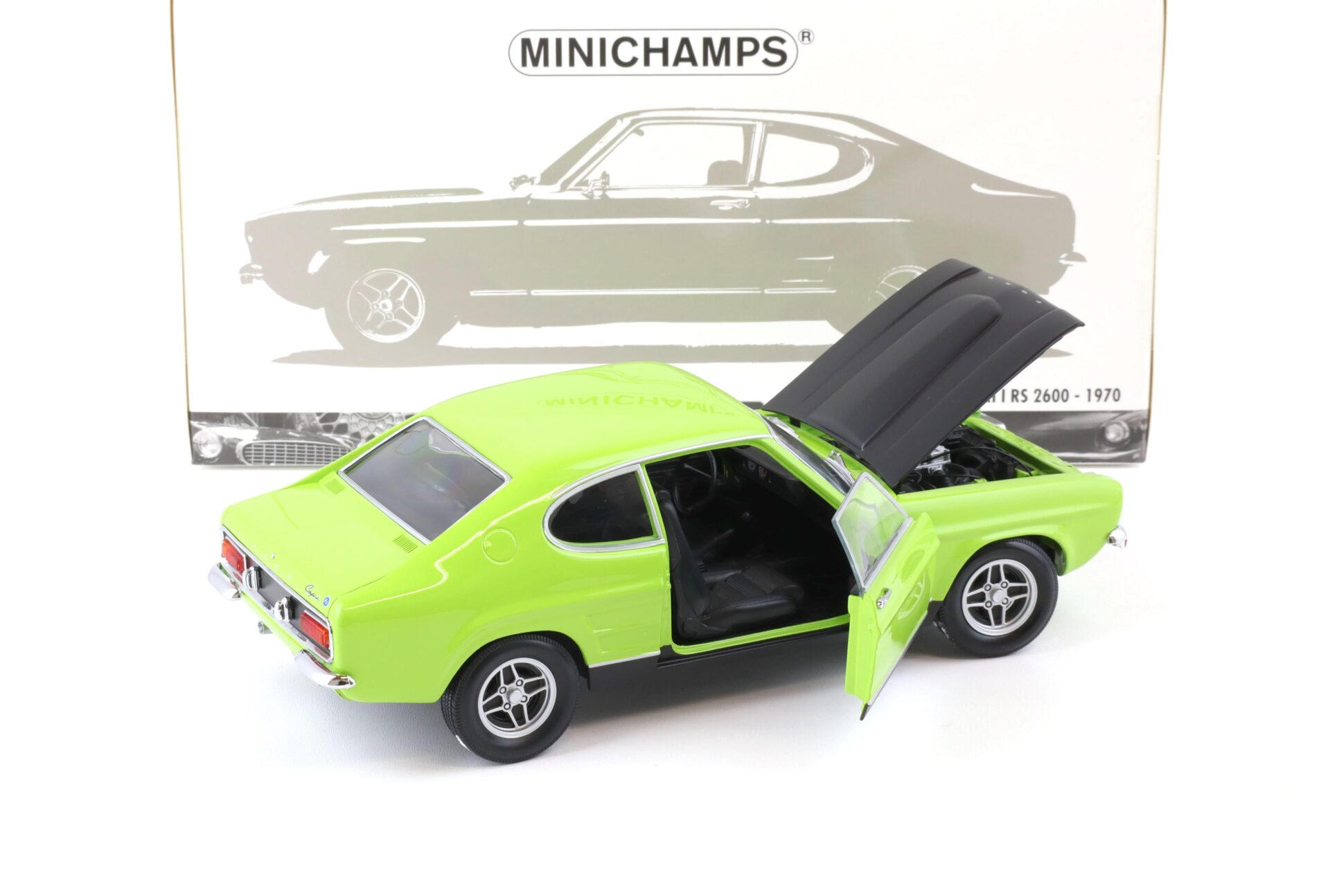 1:18 Minichamps Ford Capri I RS 2600 green/ black 1970