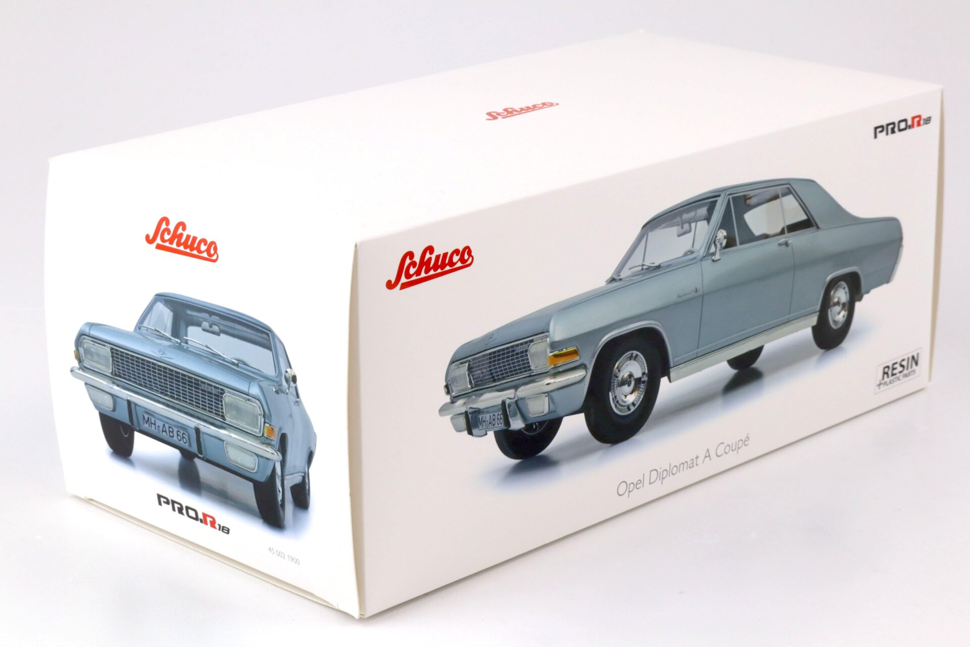 1:18 Schuco PRO.R18 Opel Diplomat A Coupe silver metallic