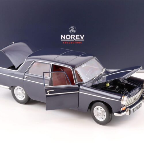 1:18 Norev Peugeot 404 Sedan 1965 Amiral blue 184836